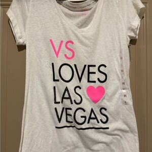 VS Loves Las Vegas White T-Shirt